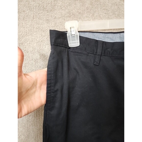 14th & Union Chino Pants Mens 32x32 Black Slim Fit Stretch NEW - Picture 2 of 9